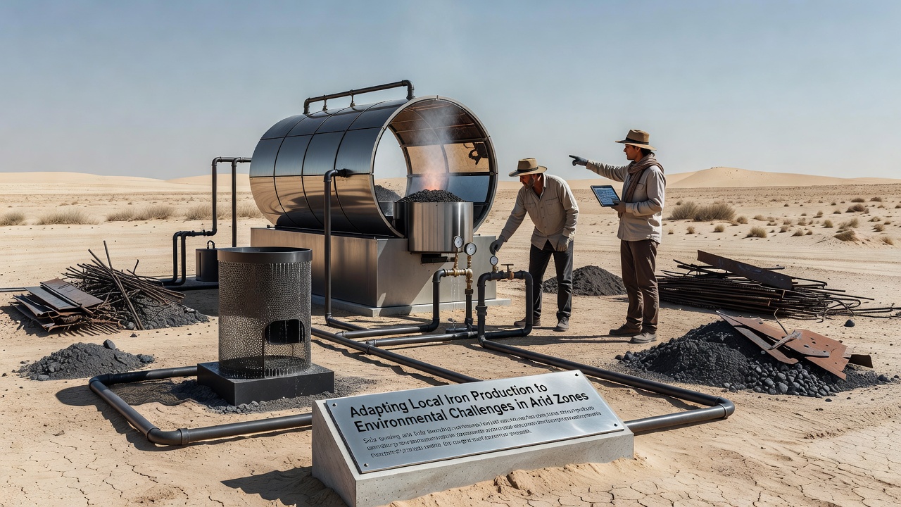 How Local Iron Production Methods Adapt to Environmental Challenges in Arid Zones