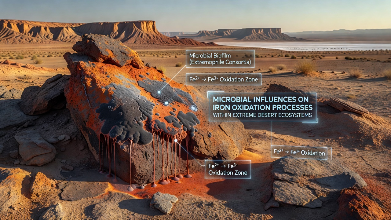 Microbial Influences on Iron Oxidation Processes Within Extreme Desert Ecosystems